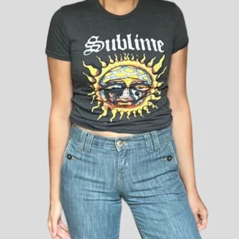 Sublime Long Beach T Shirt in Gray by the brand Sublime! Large EUC
